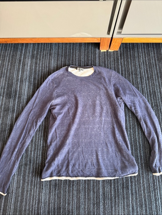 rag & bone Other - rag & bone Men's Navy Blue Crewneck Sweater